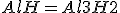 Al + H+ = Al3+ + H2
