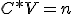 C*V=n