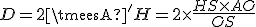 D = 2\timesA'H = 2\times\frac{HS\times AO}{OS} 