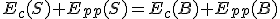E_c(S)+E_{pp}(S)=E_c(B)+E_{pp}(B)
