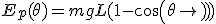 E_p(\theta) = mgL(1-cos(\theta))