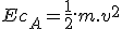 Ec_A = \frac{1}{2}.m.v^2