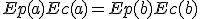 Ep(a) + Ec(a) = Ep (b)+ Ec(b)