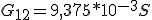 G_{12}=9,375*10^{-3}S