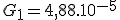 G_1 = 4,88.10^{-5}