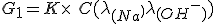 G_1 = K\times\ C(\lambda_{(Na^+)}+\lambda_{(OH^-)})