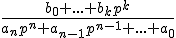 H(p)=4$\fr{b_0+...+b_kp^k}{a_np^n+a_{n-1}p^{n-1}+...+a_0}