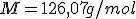 M=126,07g/mol