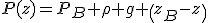 P(z)=P_B+\rho g \left(z_B-z\right)