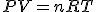 PV=nRT