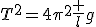 T^2=4{\pi}^2\frac {l}{g}