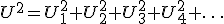 U^2=U_1^2+U_2^2+U_3^2+U_4^2+\ldots