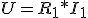 U=R_1*I_1