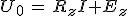 U_0\,=\,R_zI+E_z