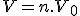 V=n.V_0
