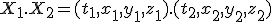 X_1.X_2=(t_1,x_1,y_1,z_1).(t_2,x_2,y_2,z_2)
