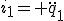 i_1= \ddot{q}_1