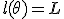 l(\theta)=L