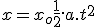 x = x_o + \frac{1}{2}.a.t^2 