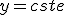 y=cste