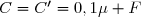 C=C'=0,1\mu F